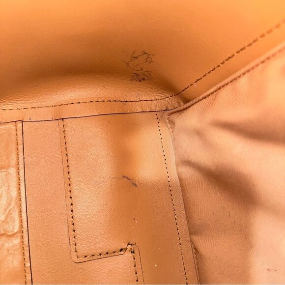 Tory Burch Robinson Black Leather Tote Bag - Picture 9 of 16